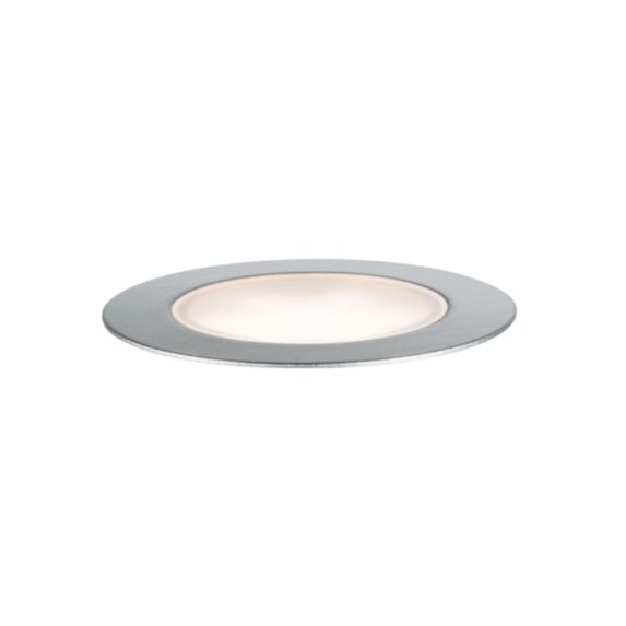 Spot encastré sol extérieur Plug & Shine IP65 3000 1 W 24 V argent - PAULMANN