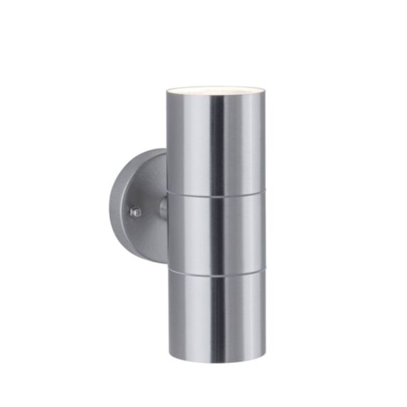 Applique extérieur 230V Flame inox brossé IP44 GU10