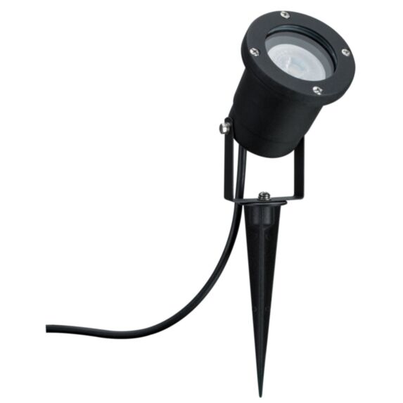 Spot de jardin à piquer GU10 noir 3,5W - PAULMANN