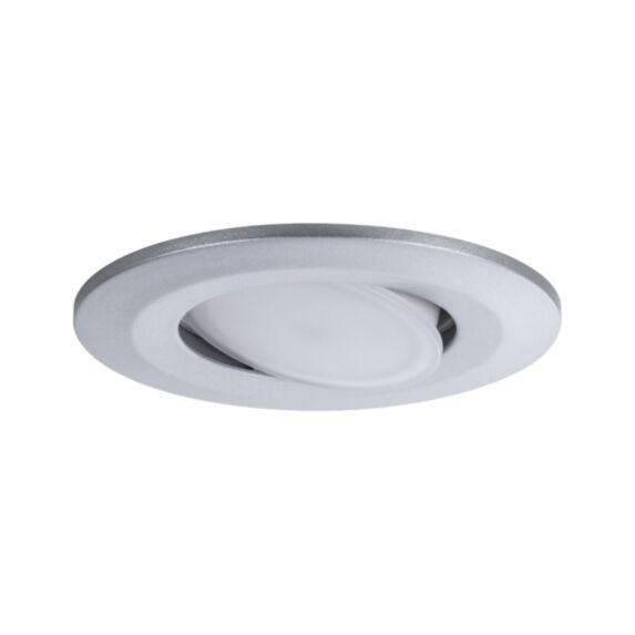 Spot encastrable LED Calla rond orientable 680lm 6W chromé mat