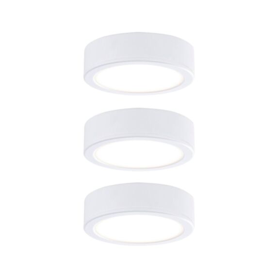 3 Spots meuble Pukk 210lm 3W Blanc