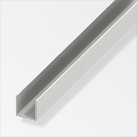 Profilé combitech u carré pvc 19,5 x 19,5 mm l. 1 m