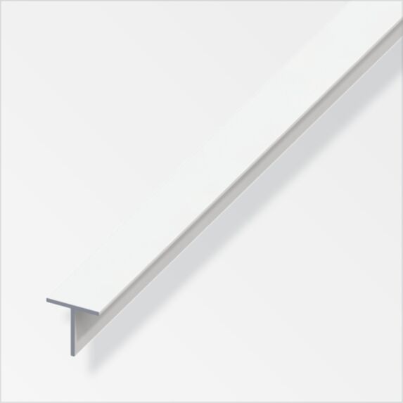 T CARRE 19,5X1,5MMPVC BLANC2,5M