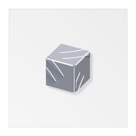 Angle - Coffre Aluminium Grain de Riz 23,5mm