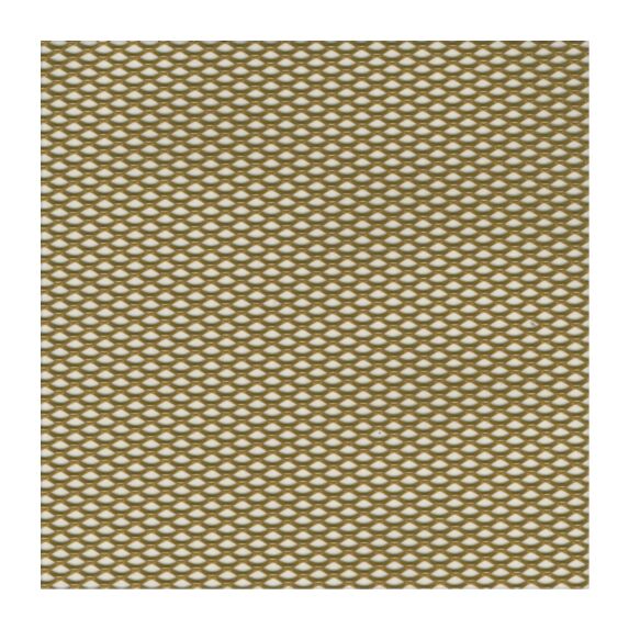 Tôle en métal déployé aluminium anodisé laiton 1000 x l. 200