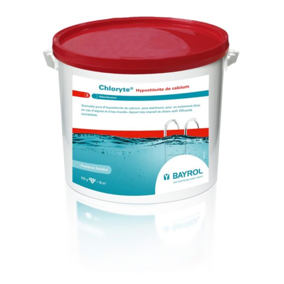Granulés Chloryte traitement piscine 5kg - BAYROL