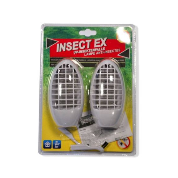2 lampes anti-insectes lumineuses - INSECT EX