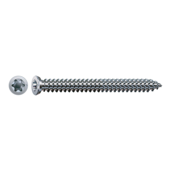 6 Vis Châssis ∅7,5x180mm Tête Fraisée Empreinte T-Star+ T30 - SPAX
