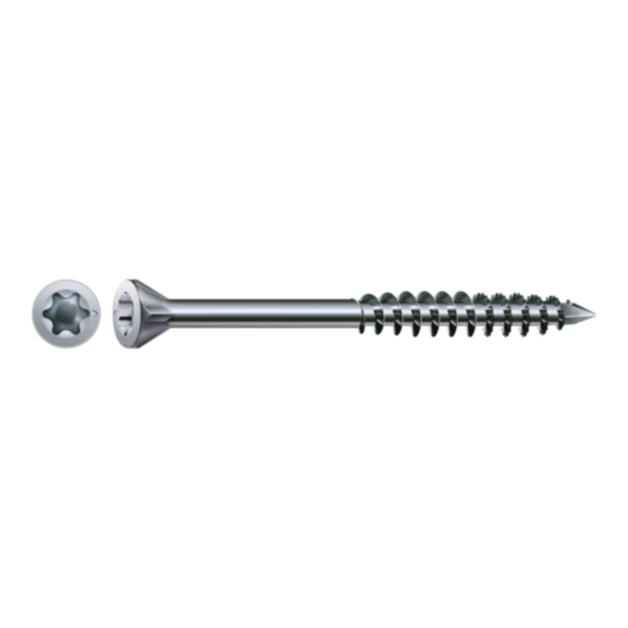 350 Vis ∅3,5x45mm Tête Fraisée Réduite Empreinte T-Star+ T20 Gris - SPAX