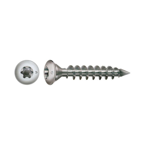 Vis connecteur torx inox 8x50mm L x25 - SPAX