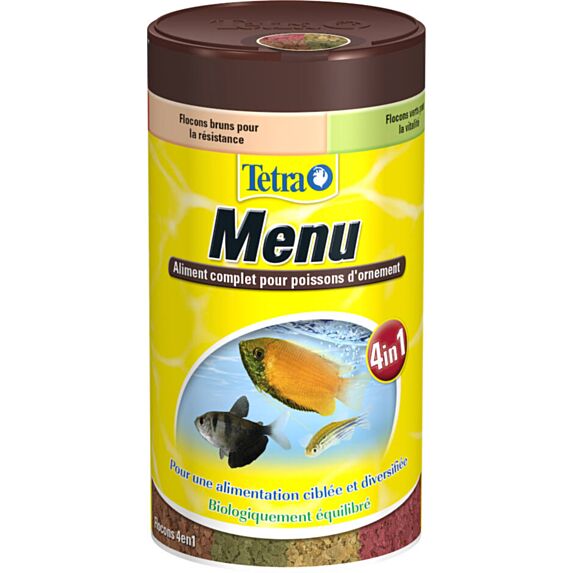 Aliment Complet Poissons Mix TetraMin Menu 100ml - TETRA
