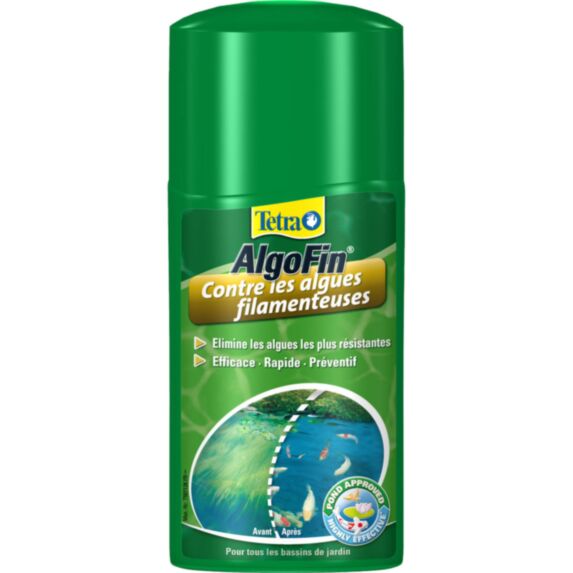 TETRA Anti algue pour bassin de jardin - Tetra Pond Algofin - 250 ml