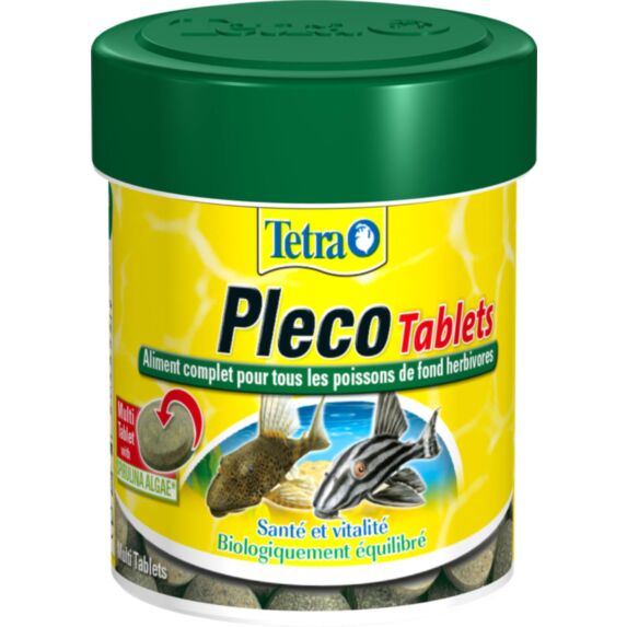 Aliment Complet Tous Les Poissons de Fond Herbivores Pleco Tablets - TETRA