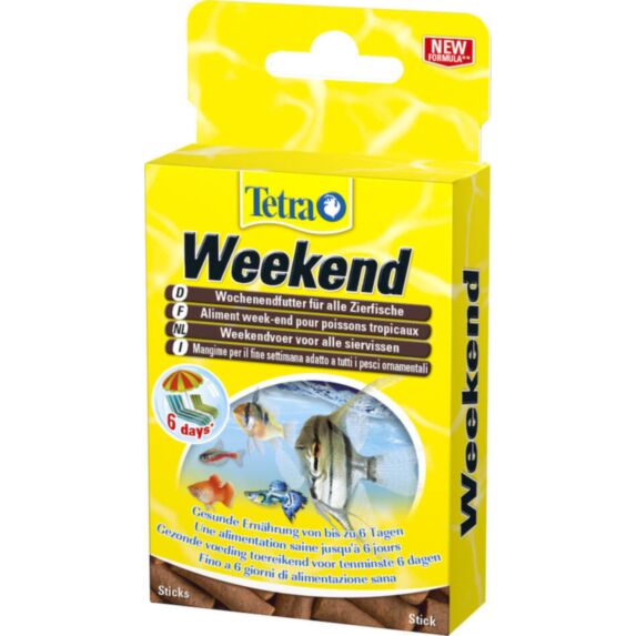 Aliment Complet Poissons 20 Sticks Nutritifs Spécial Week-End - TETRA