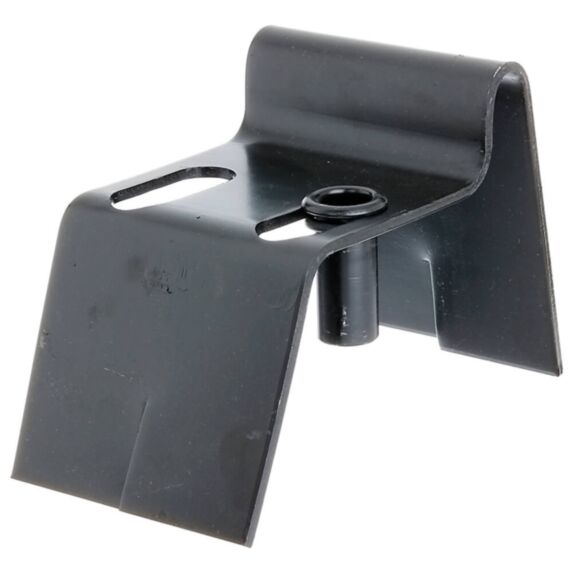 Butée d'arrêt + oblongs Ø17mm 12x10cm noir - ALBERTS