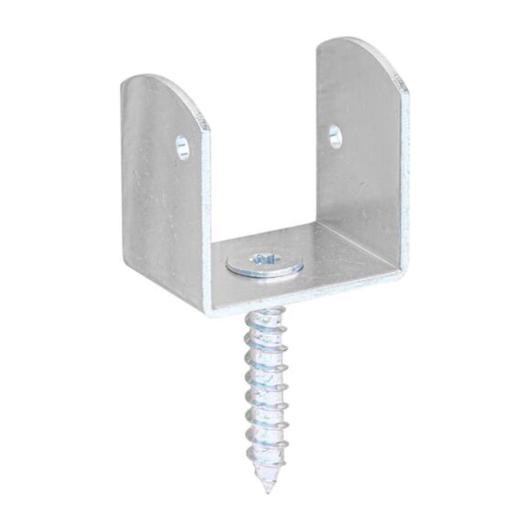 Équerre clôture tressée en U 38xx2mm Ø4,5mm 2 trous - ALBERTS