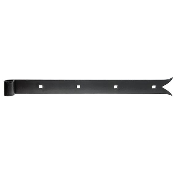 Penture bout queue de carpe Ø14mm 3,5x40cm noir - ALBERTS