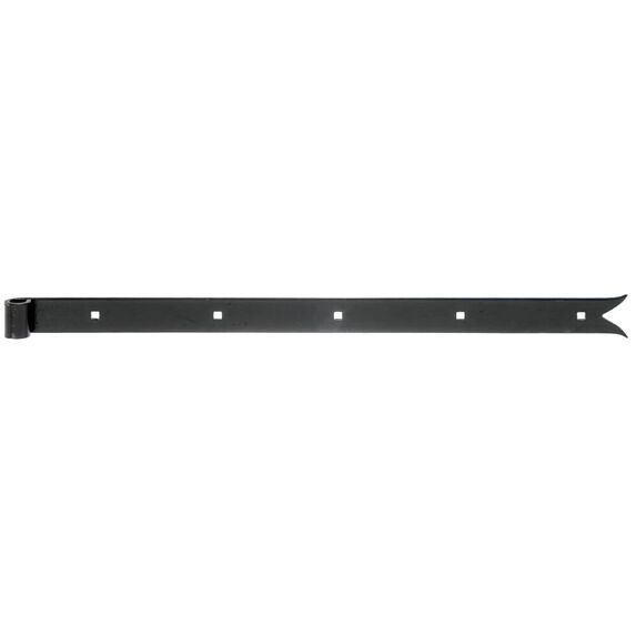 Penture bout queue de carpe Ø14mm 3,5x60cm noir - ALBERTS