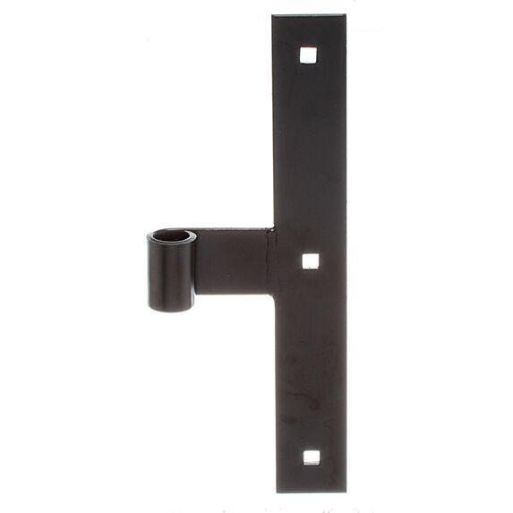 Penture milieu bout droit Ø14mm 25x3,5x0,4cm laqué noir - ALBERTS