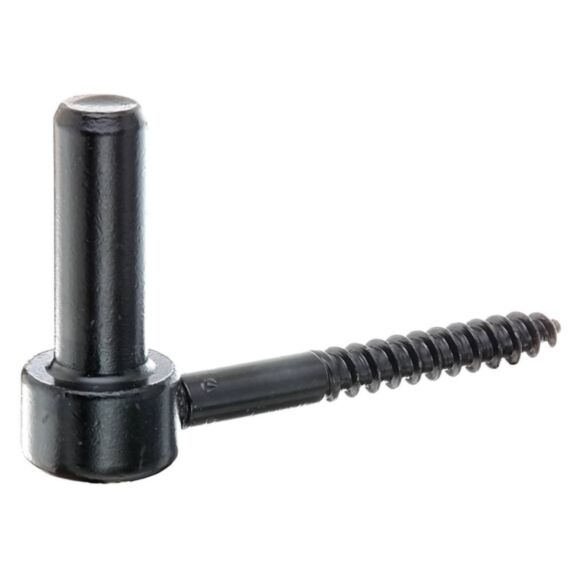 Gond à visser Ø16mm 11cm noir - ALBERTS