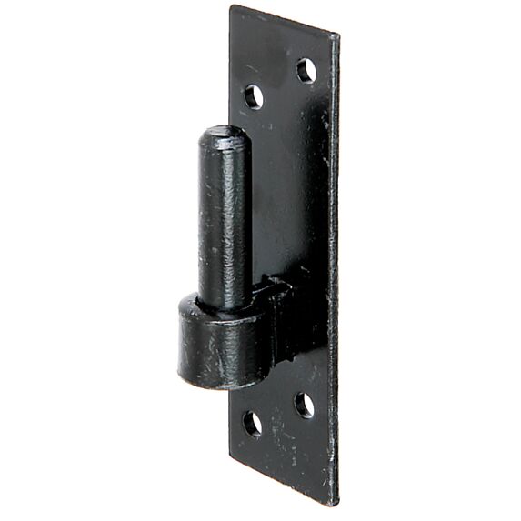 Gond sur platine Crochet DI Ø14mm 13x4x4,7x0,4cm noir - ALBERTS