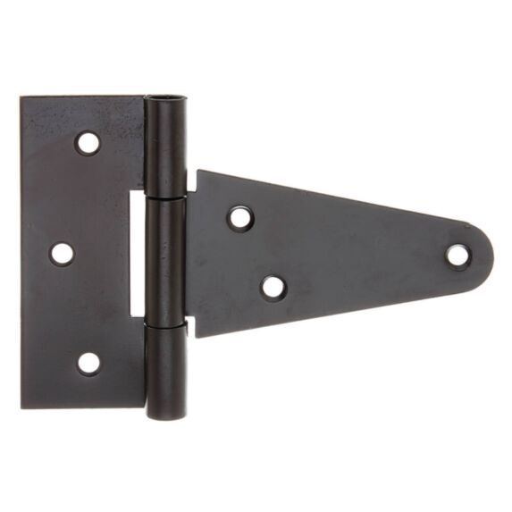 Penture anglaise large + goupille non rivetée Ø6mm 5,4x10,2cm noir - ALBERTS