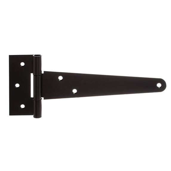 Penture anglaise large + goupille non rivetée Ø6mm 4,6x19,8cm noir - ALBERTS