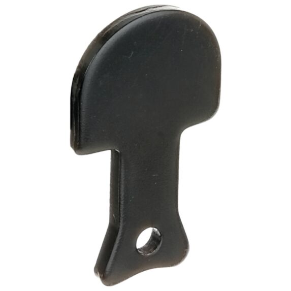 Butée de volet Droit Ø6mm 2,8x3,5cm noir - ALBERTS