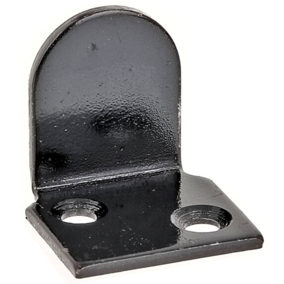 Butée de volet coudée Ø5,5mm 3x3x2,5cm noir - ALBERTS