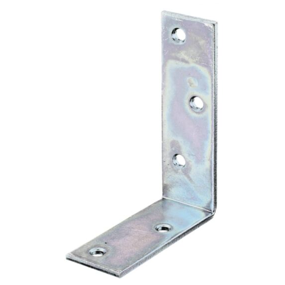 Équerre de poutre côtés inégaux 30x100x3mm Ø5,5mm 5 trous - ALBERTS