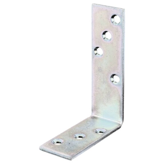 Équerre de poutre côtés inégaux 35x120x4mm Ø7mm 7 trous - ALBERTS