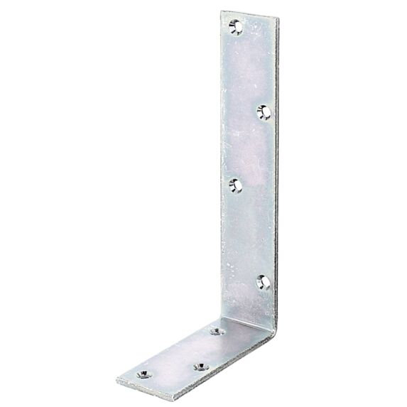 Équerre de poutre côtés inégaux 40x200x4mm Ø6mm 7 trous - ALBERTS