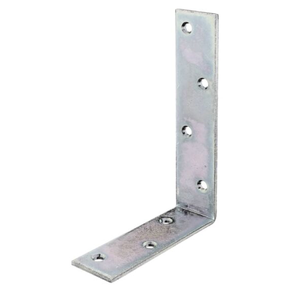 Équerre de poutre côtés inégaux 40x180x4mm Ø7mm 7 trous - ALBERTS