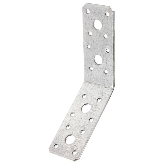 Équerre d'assemblage coudée à 135° 40x90x3mm Ø5mm 16 trous - ALBERTS