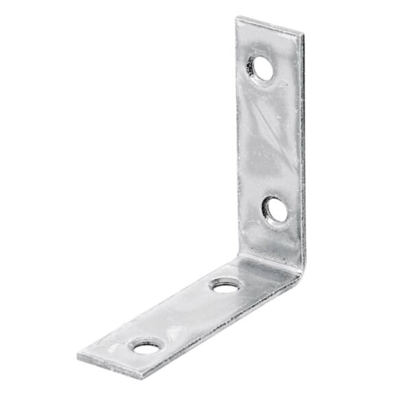 Équerre de chaise 15x50x1,75mm Ø4,5mm 4 trous - ALBERTS