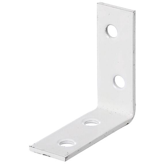 Équerre de poutre côtés inégaux à visser Ø4,5mm 40x15x1,75mm - ALBERTS