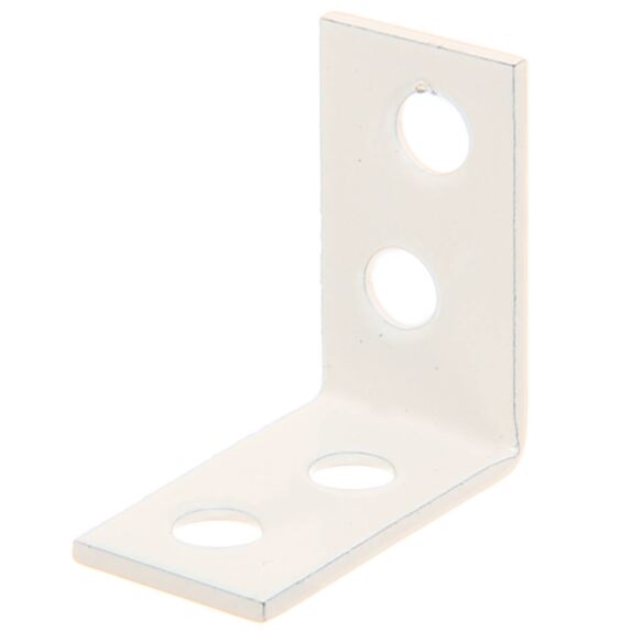Équerre de chaise blanche 60x60x16mm - ALBERTS