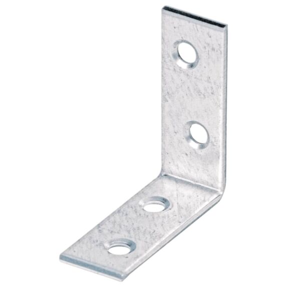 Équerre de chaise 15x40x1,75mm Ø4,5mm 4 trous - ALBERTS