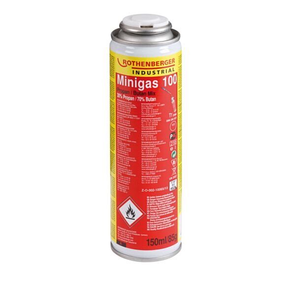Cartouche de gaz butane/propane Minigas 100 150ml - ROTHENBERGER INDUSTRIAL