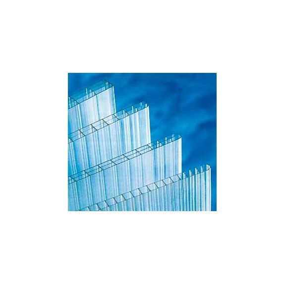 Plaque polycarbonate alvéolaire 2m x 0.98 épaisseur 4mm