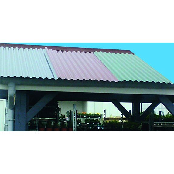 polyester ondulé gris opaque - PLASTI-BAT