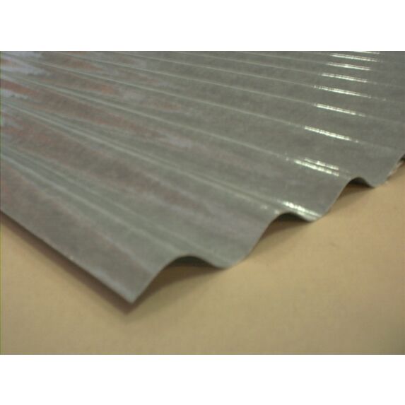 polyester ondulé gris opaque - PLASTI-BAT