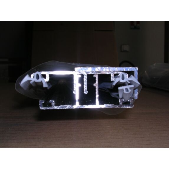 Kit bordure alu + capot alu 3m