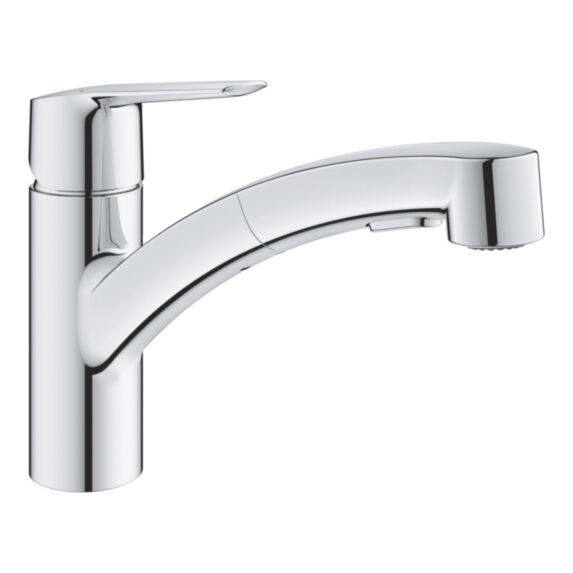 Mitigeur de cuisine Start bec bas avec douchette extractible chrome - GROHE
