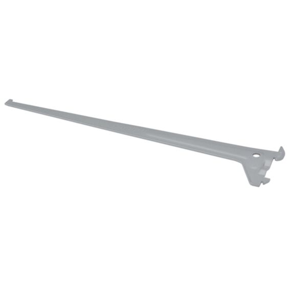 Console simple gris en acier, prof 15cm, entraxe 50mm - DURALINE