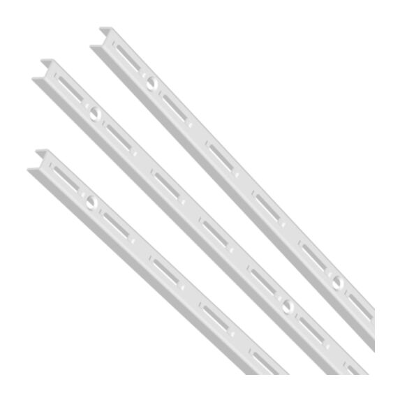Crémaillère simple blanche 50 x 500 mm