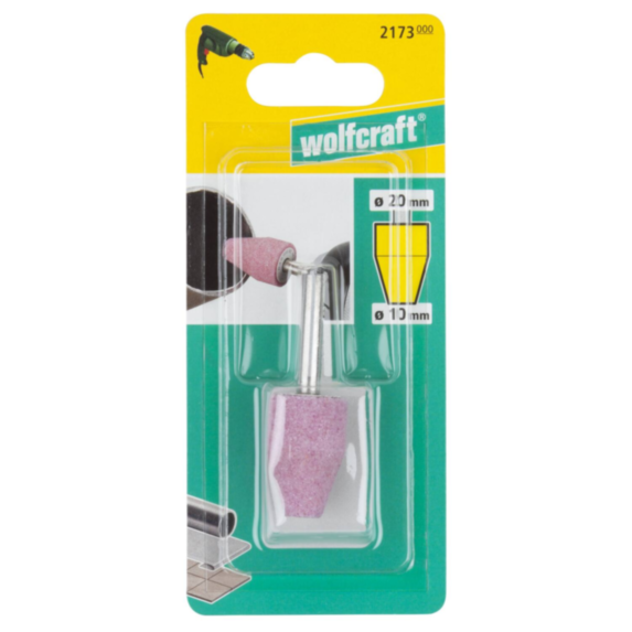 Meule abrasive sur tige ø 10-20 mm  - WOLFCRAFT