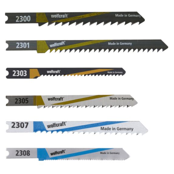 Coffret 10 lames de scie sauteuse - WOLFCRAFT