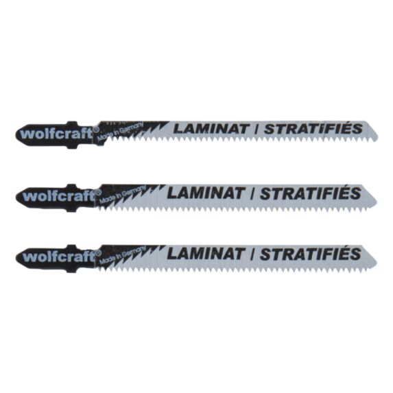 3 lames de scie sauteuse SS - WOLFCRAFT