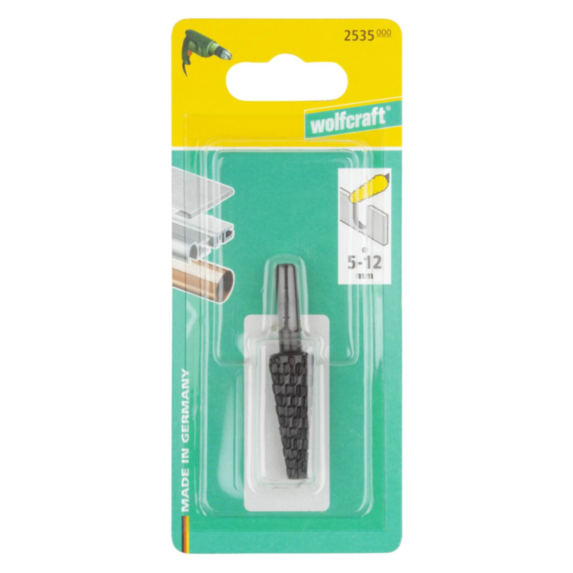 Râpe de polissage conique Ø 5 - 12 mm - WOLFCRAFT